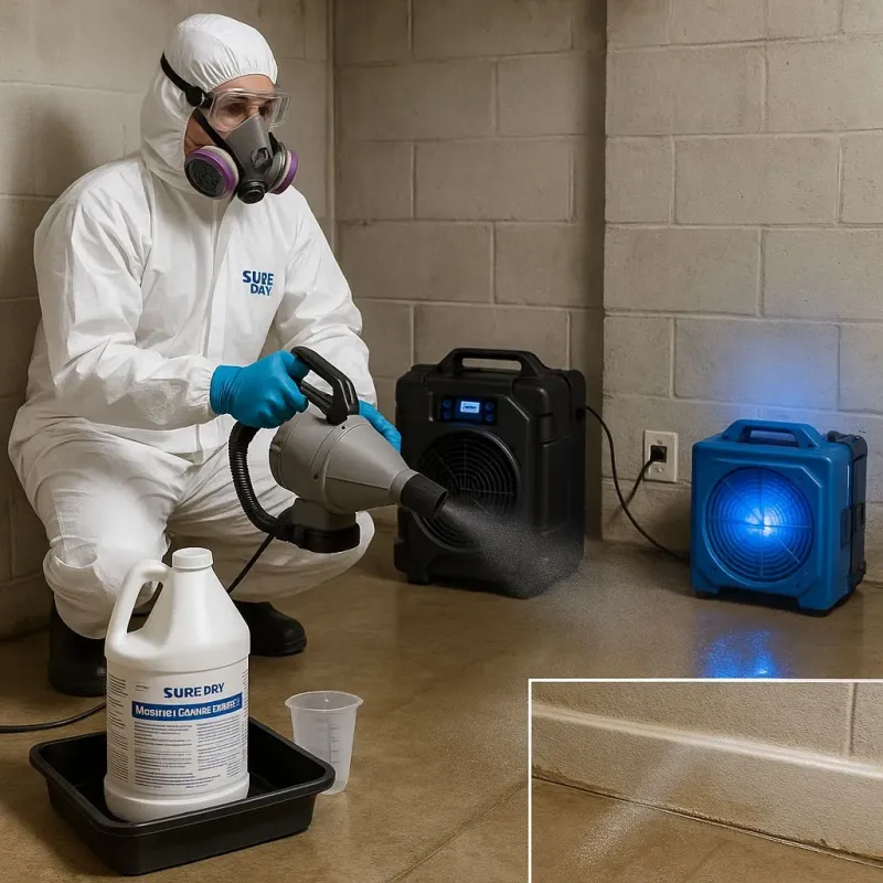 Sanitization and Odor Removal process in Carney, MD